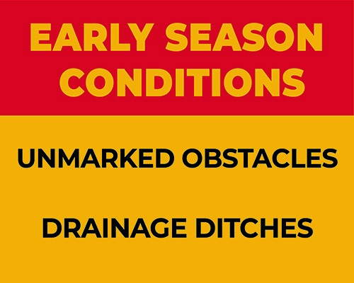 early season conditions