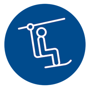 Lift chair icon